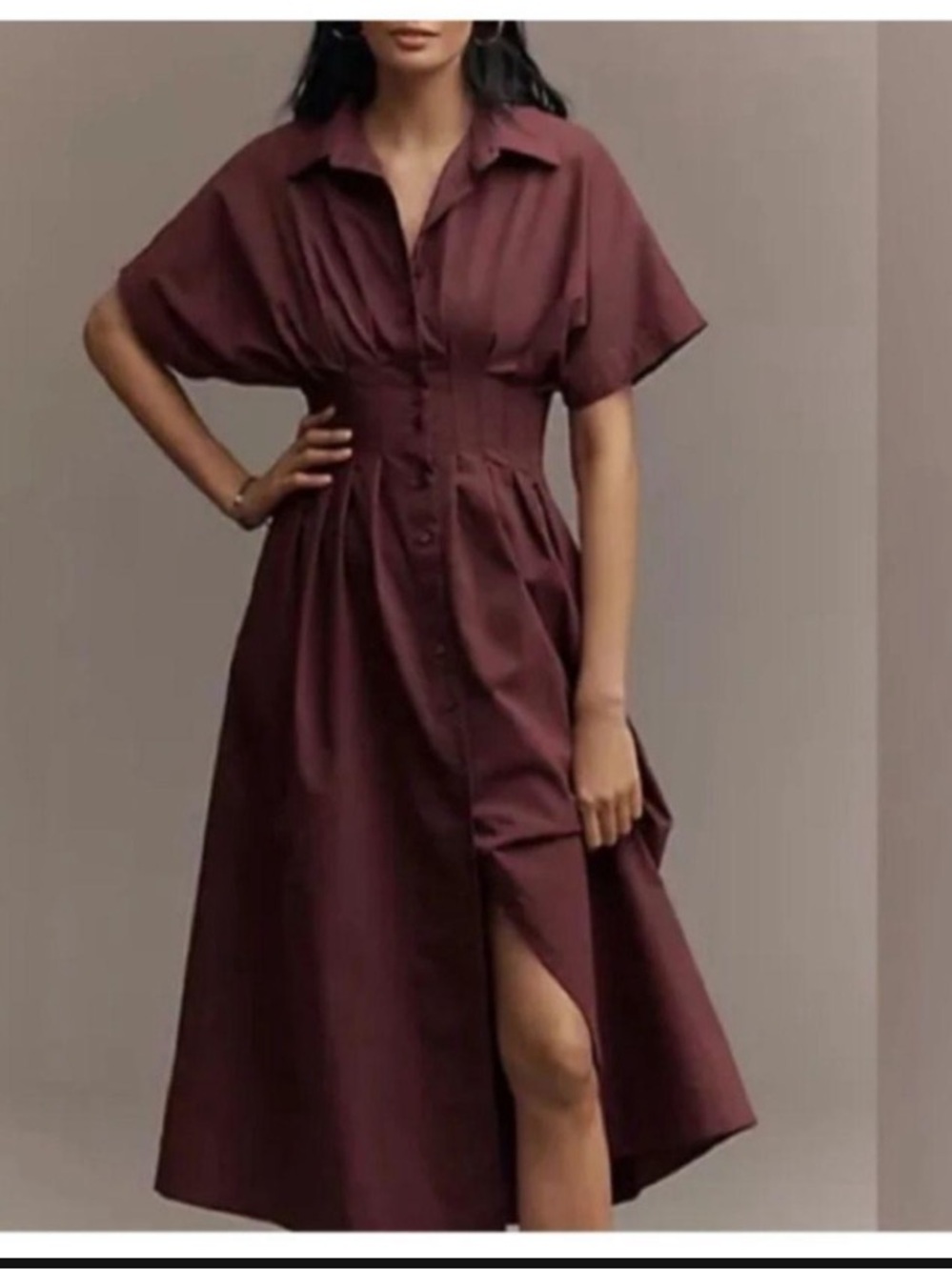 Anthropologie Tobie Shirt Dress